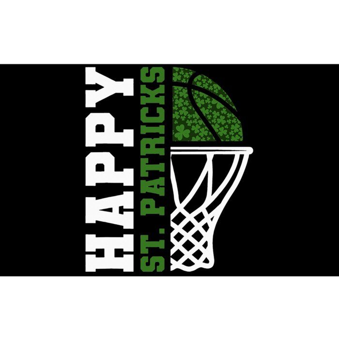 Luck of the Irish St. Patrick's Day Accessories Basketball Bumper Sticker