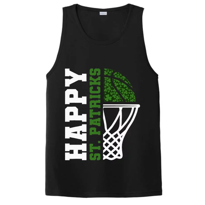 Luck of the Irish St. Patrick's Day Accessories Basketball Performance Tank