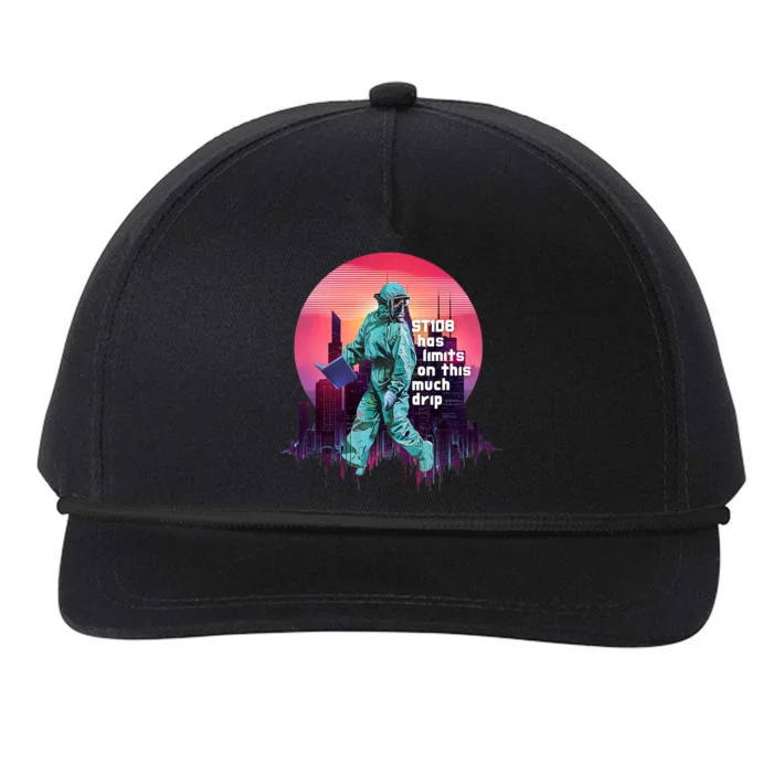 Limits On This Much Drip Snapback Five-Panel Rope Hat