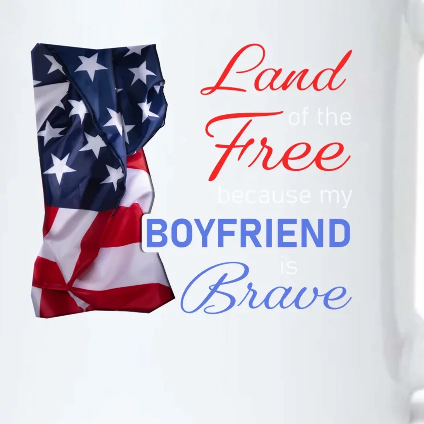 Land Of The Free Because My Friend Is Brave Veterans Day Gift Black Color Changing Mug