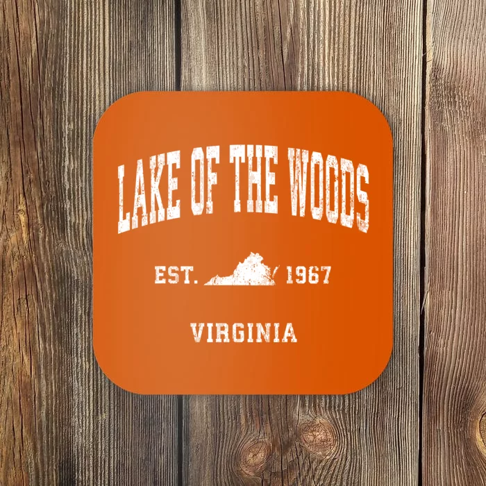 Lake Of The Woods Virginia Va Vintage Athletic Coaster