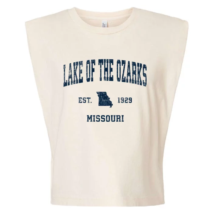 Lake Of The Ozarks Missouri Mo Vintage Sports Garment-Dyed Women's Muscle Tee