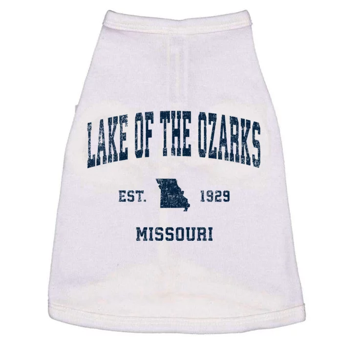 Lake Of The Ozarks Missouri Mo Vintage Sports Doggie Tank