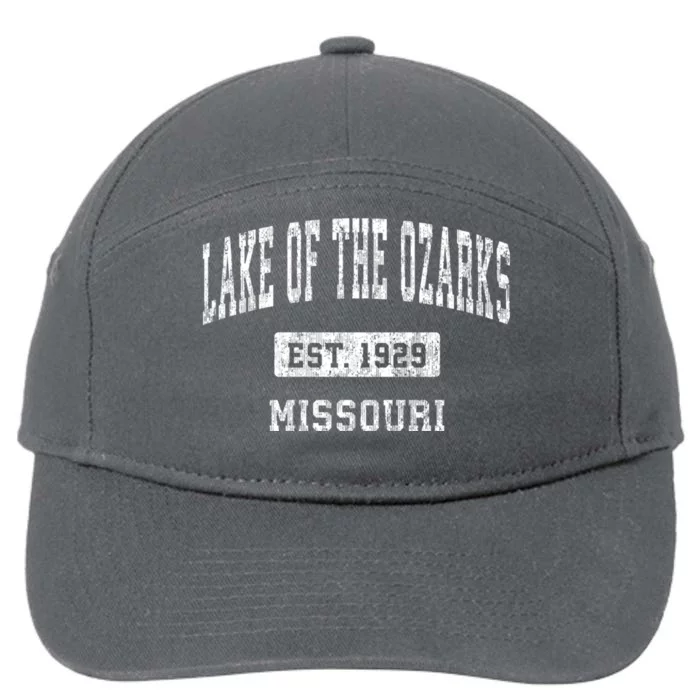 Lake Of The Ozarks Missouri Mo Vintage Established Sports Design 7-Panel Snapback Hat