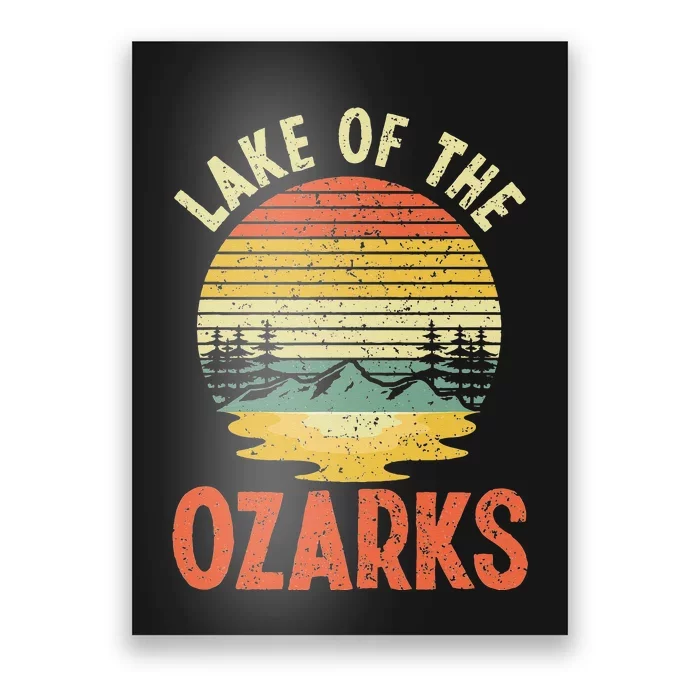 Lake Of The Ozarks Camping Wilderness Nature Lakes Poster