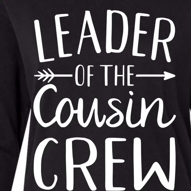 Leader Of The Cousin Crew Gift Womens Cotton Relaxed Long Sleeve T-Shirt