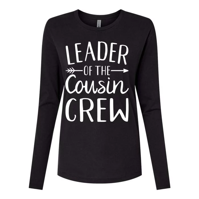 Leader Of The Cousin Crew Gift Womens Cotton Relaxed Long Sleeve T-Shirt