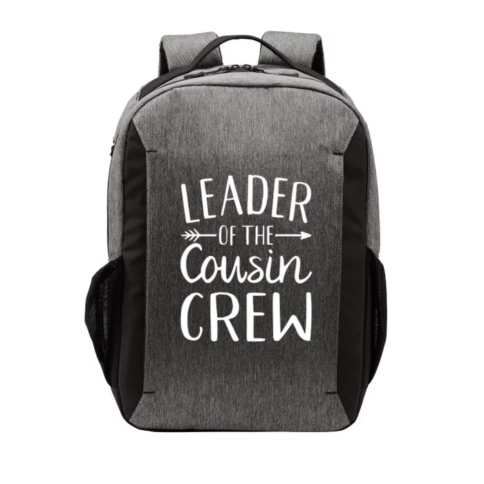 Leader Of The Cousin Crew Gift Vector Backpack