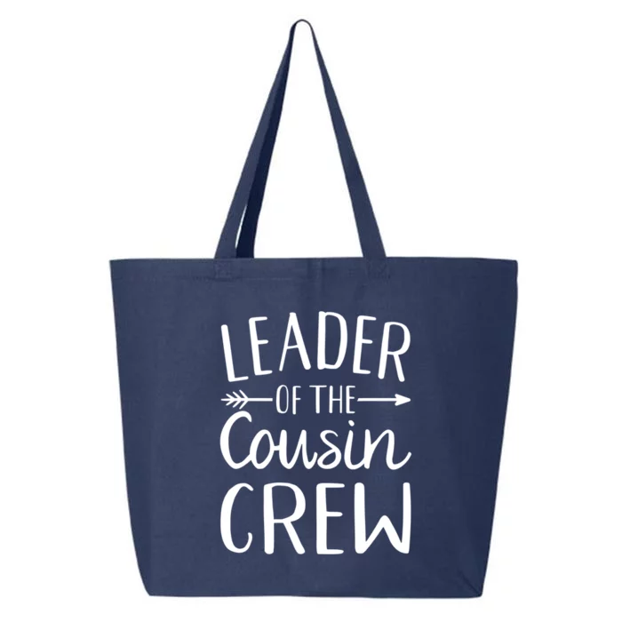 Leader Of The Cousin Crew Gift 25L Jumbo Tote