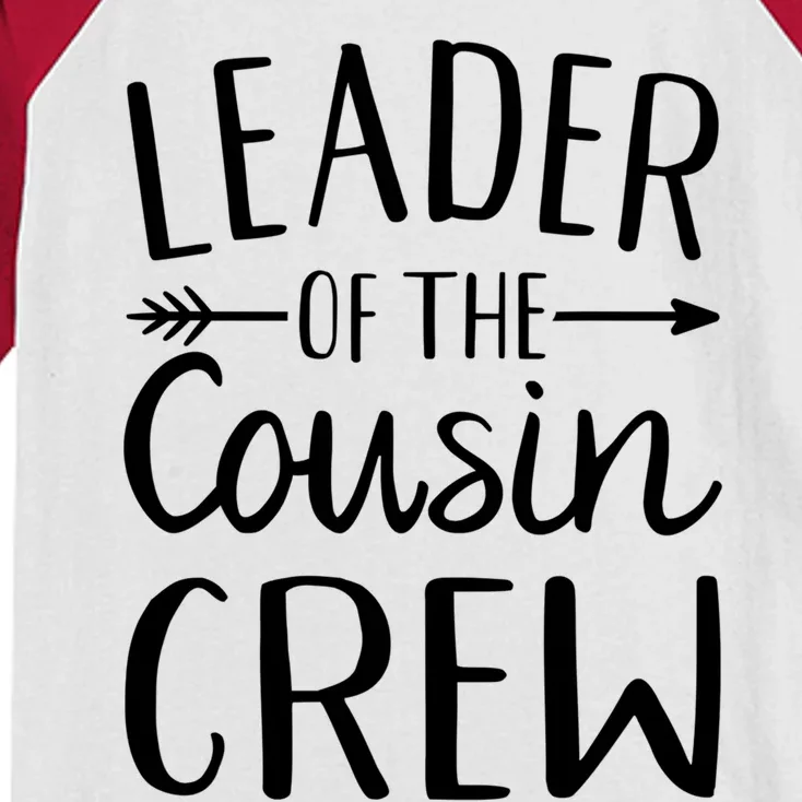 Leader Of The Cousin Crew Gift Kids Colorblock Raglan Jersey