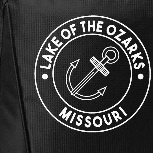 Lake Of The Ozarks Missouri Pocket Logo Souvenir City Backpack