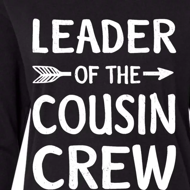 Leader Of The Cousin Crew Gift Womens Cotton Relaxed Long Sleeve T-Shirt