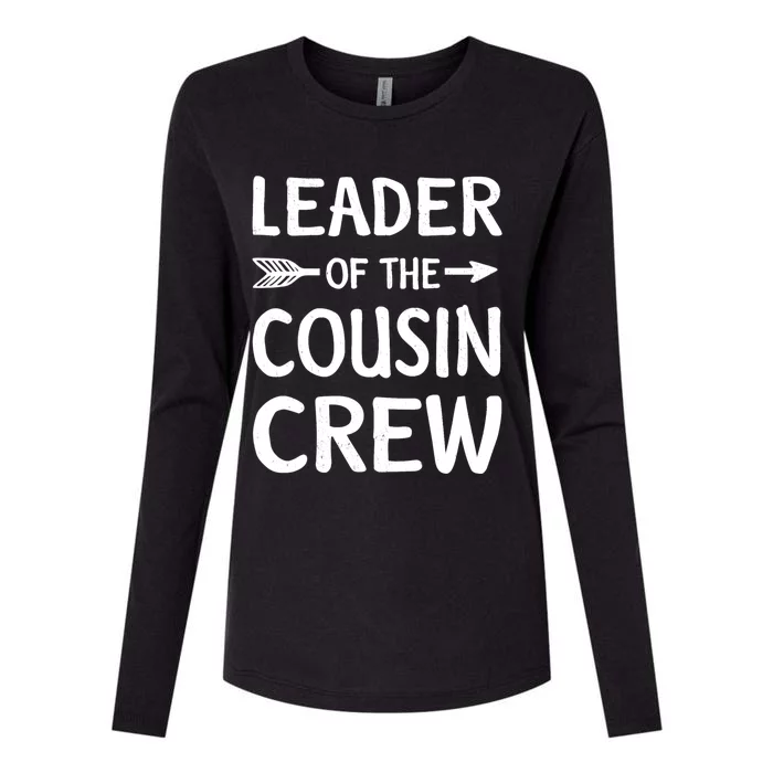 Leader Of The Cousin Crew Gift Womens Cotton Relaxed Long Sleeve T-Shirt