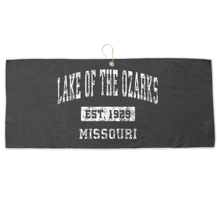 Lake Of The Ozarks Missouri Mo Vintage Sports Established De Large Microfiber Waffle Golf Towel