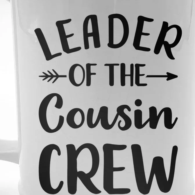 Leader Of The Cousin Crew Gift Front & Back Beer Stein