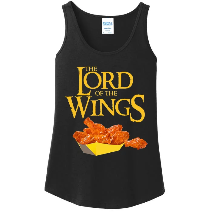 Lord Of The Wings Bbq Chicken Ladies Essential Tank