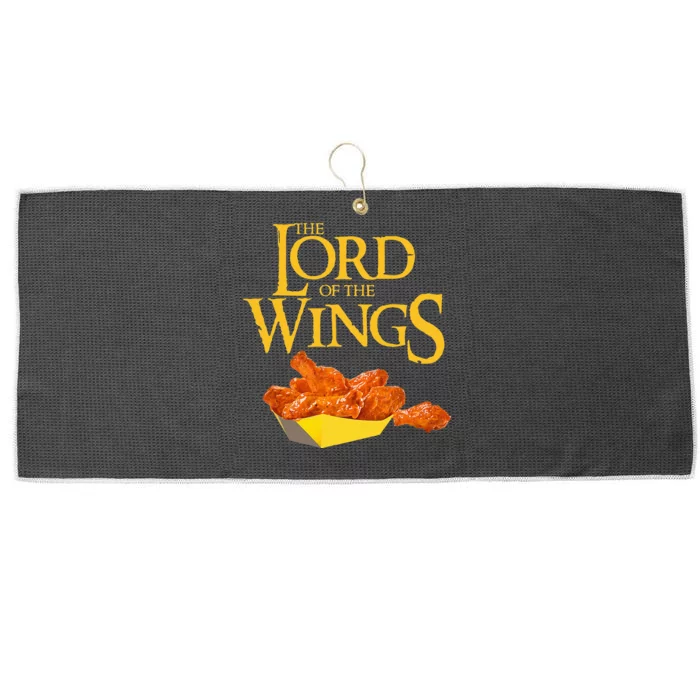 Lord Of The Wings Bbq Chicken Large Microfiber Waffle Golf Towel