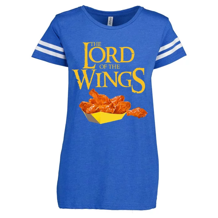 Lord Of The Wings Bbq Chicken Enza Ladies Jersey Football T-Shirt