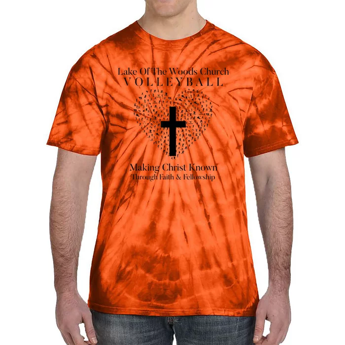 Lake Of The Woods Church Volleyball Tie-Dye T-Shirt