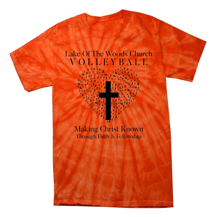 Lake Of The Woods Church Volleyball Tie-Dye T-Shirt