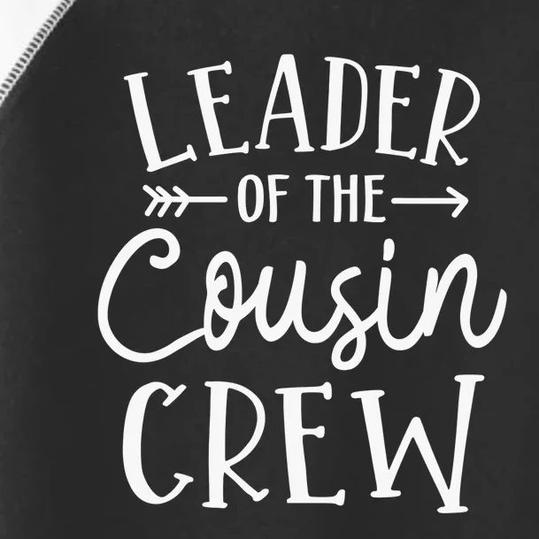 Leader of the cousin crew Toddler Fine Jersey T-Shirt