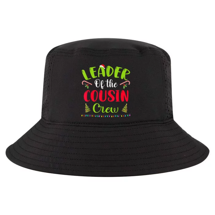 Leader Of The Cousin Crew Funny Christmas Matching Family Cool Comfort Performance Bucket Hat