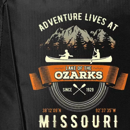 Lake Of The Ozarks Mountain Outdoors Missouri Gift City Backpack