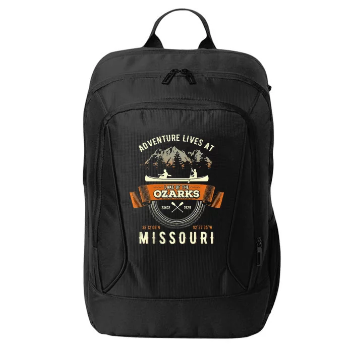 Lake Of The Ozarks Mountain Outdoors Missouri Gift City Backpack