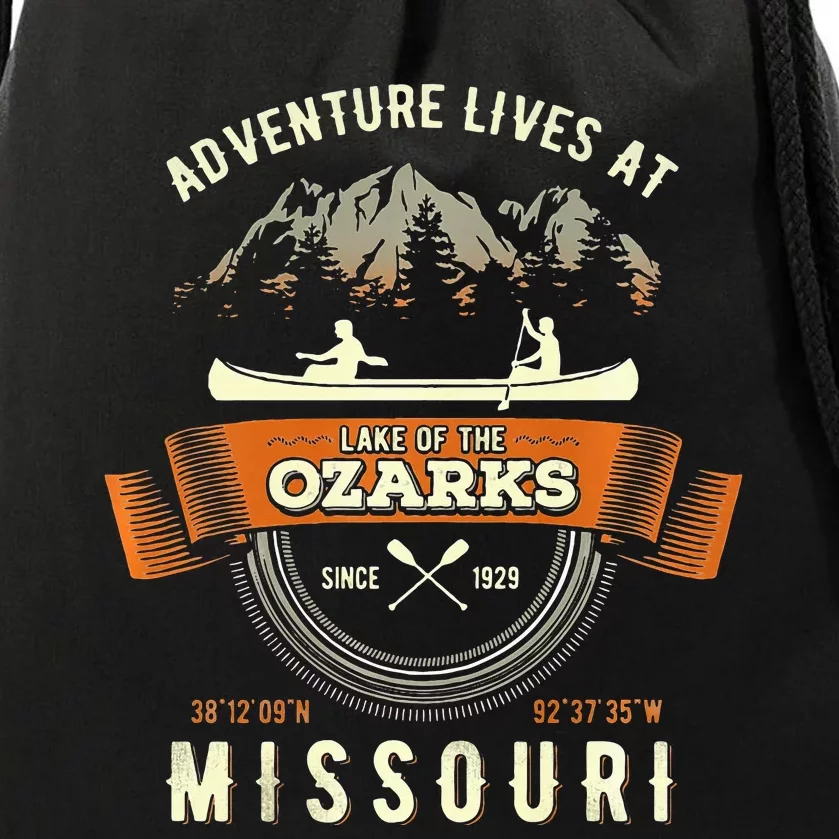 Lake Of The Ozarks Mountain Outdoors Missouri Gift Drawstring Bag