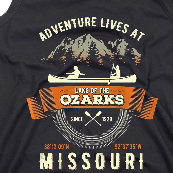 Lake Of The Ozarks Mountain Outdoors Missouri Gift Tank Top