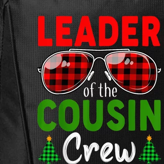 Leader Of The Cousin Crew Funny Christmas Family Costume City Backpack