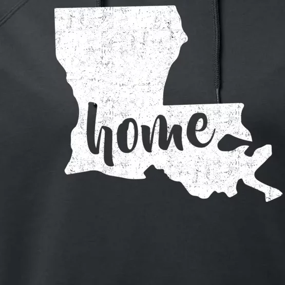 Louisiana Home State Performance Fleece Hoodie