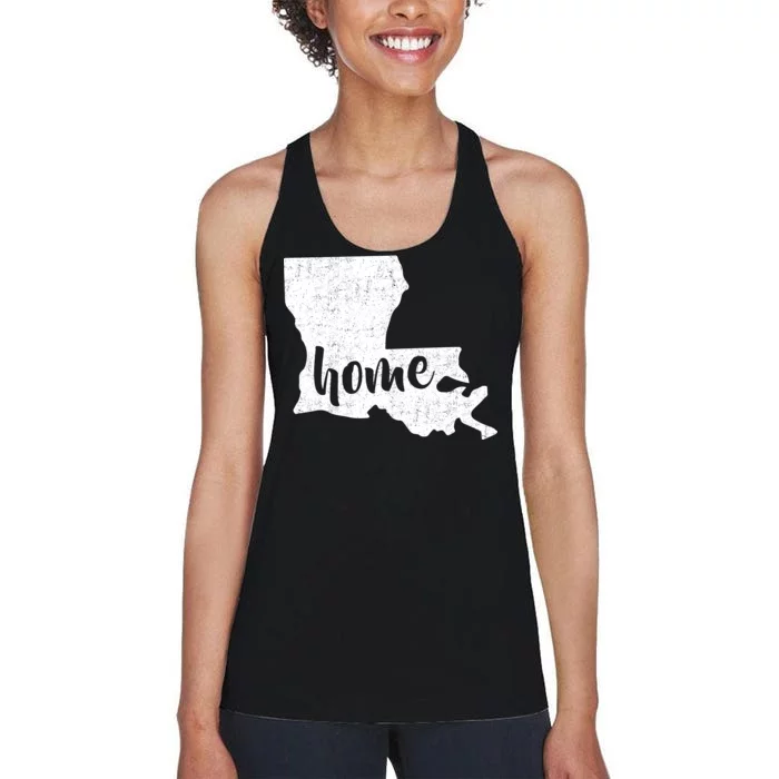 Louisiana Home State Women's Racerback Tank