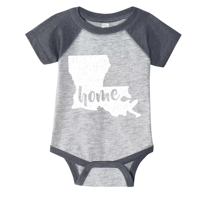 Louisiana Home State Infant Baby Jersey Bodysuit