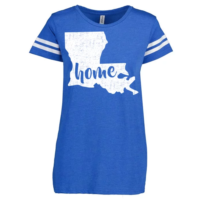 Louisiana Home State Enza Ladies Jersey Football T-Shirt