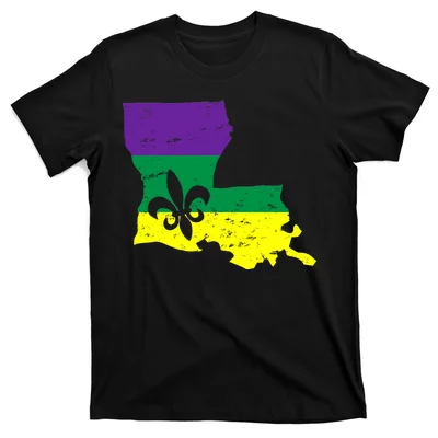 Louisiana T-Shirt, US State Travel Vacation Shirts LA USA Te-CL – Colamaga