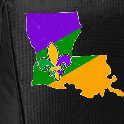 Louisiana Mardi Gras Fleur De Lis City Backpack