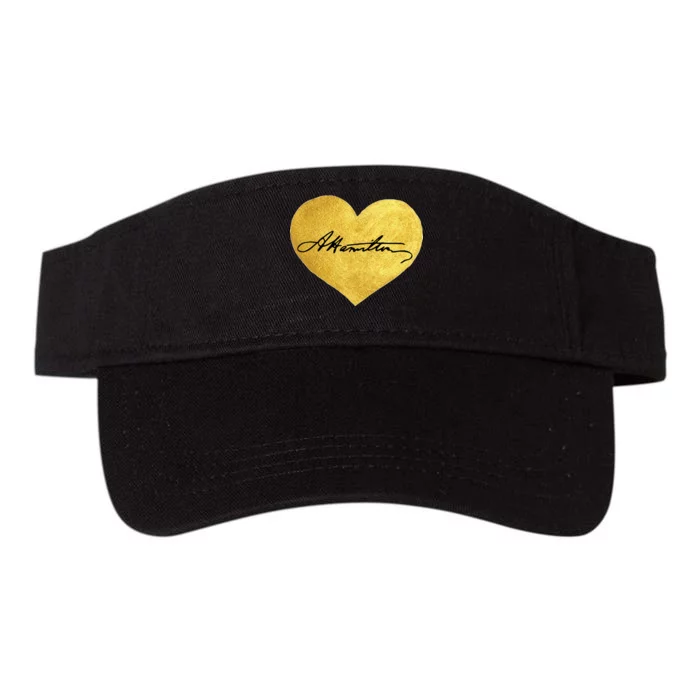 Love A. Hamilton Golden Signature Heart Valucap Bio-Washed Visor