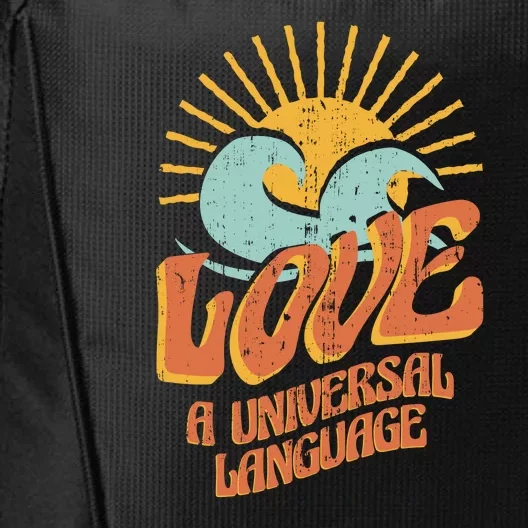 Love A Universal Language City Backpack