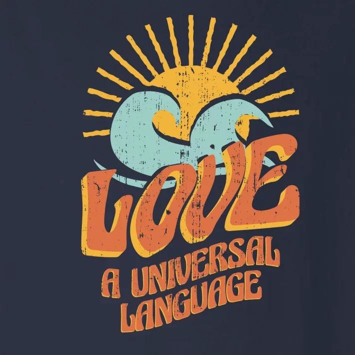 Love A Universal Language Toddler Long Sleeve Shirt