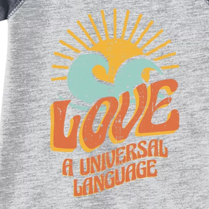 Love A Universal Language Infant Baby Jersey Bodysuit