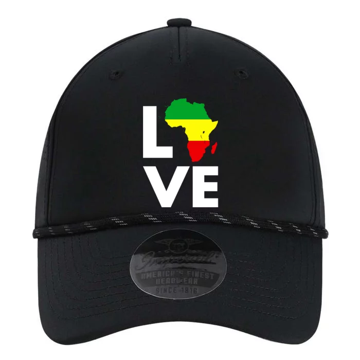 LOVE Africa Map Black History Month Performance The Dyno Cap