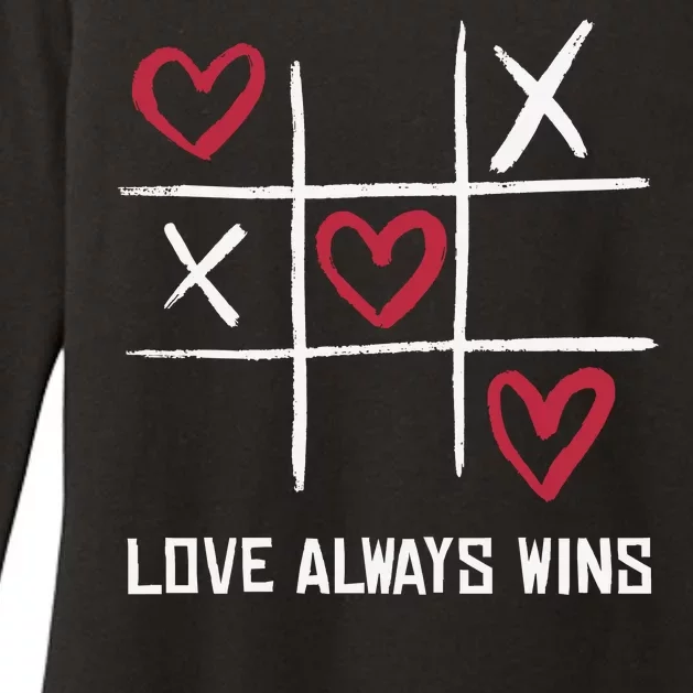 Love Always Wins Game Womens CVC Long Sleeve Shirt