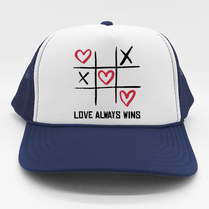 Love Always Wins Game Trucker Hat