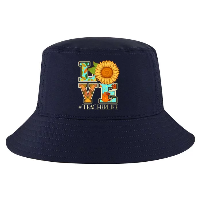 Love Autumn Fall #Teacher Life Cool Comfort Performance Bucket Hat