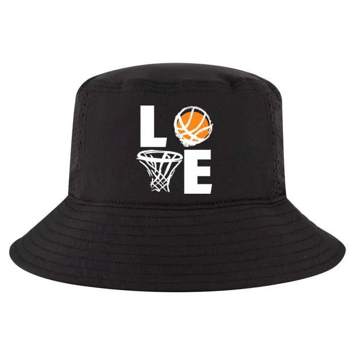 Love Basketball Hoop Cool Comfort Performance Bucket Hat