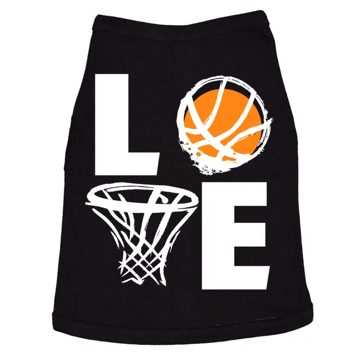 Love Basketball Hoop Doggie Tank