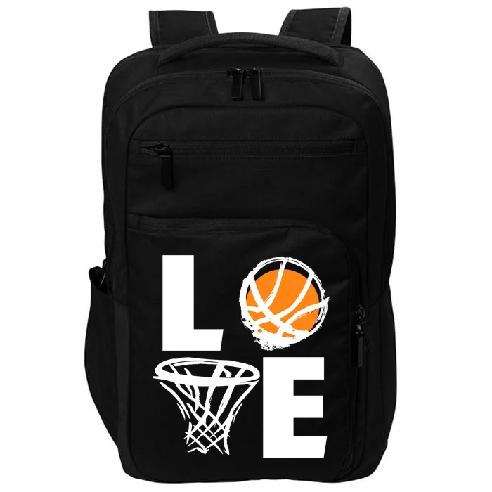 Love Basketball Hoop Impact Tech Backpack