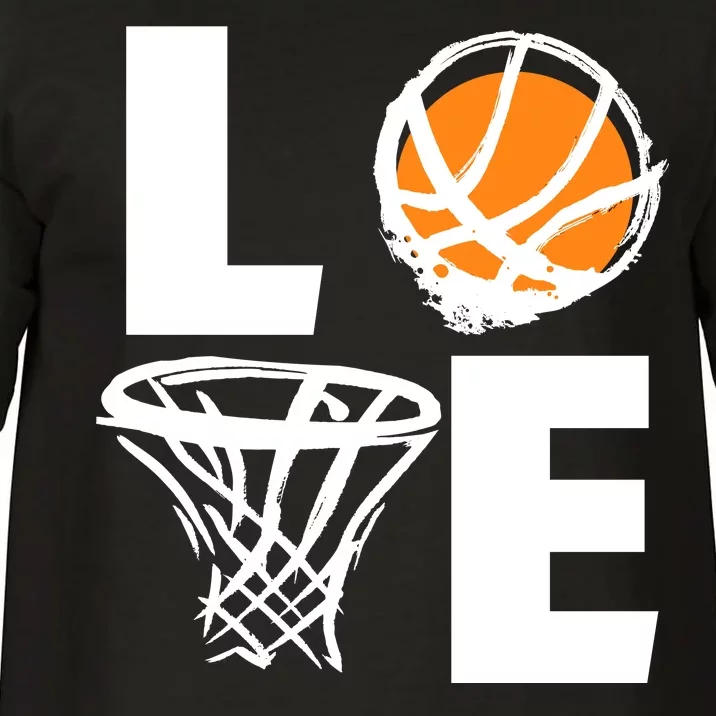 Love Basketball Hoop Comfort Colors T-Shirt