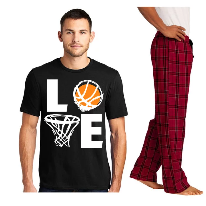 Love Basketball Hoop Pajama Set